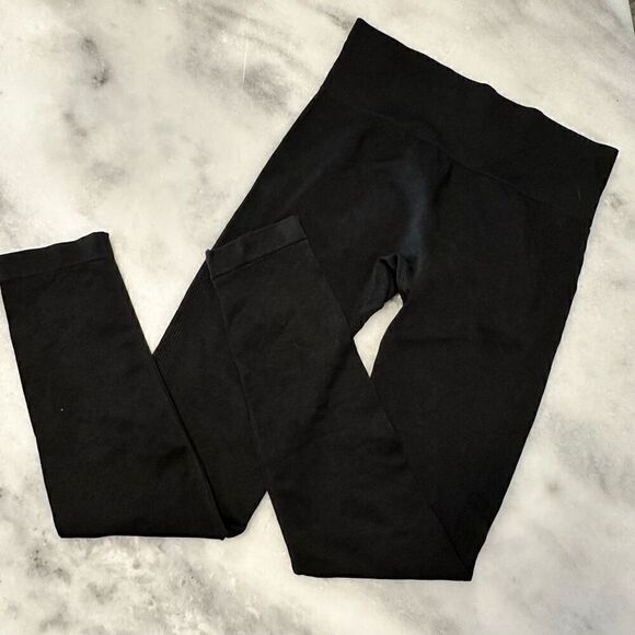 NWOT Men Dont Know Podcast Butt Lifter Active Workout Leggings Black Small - Picture 2 of 3